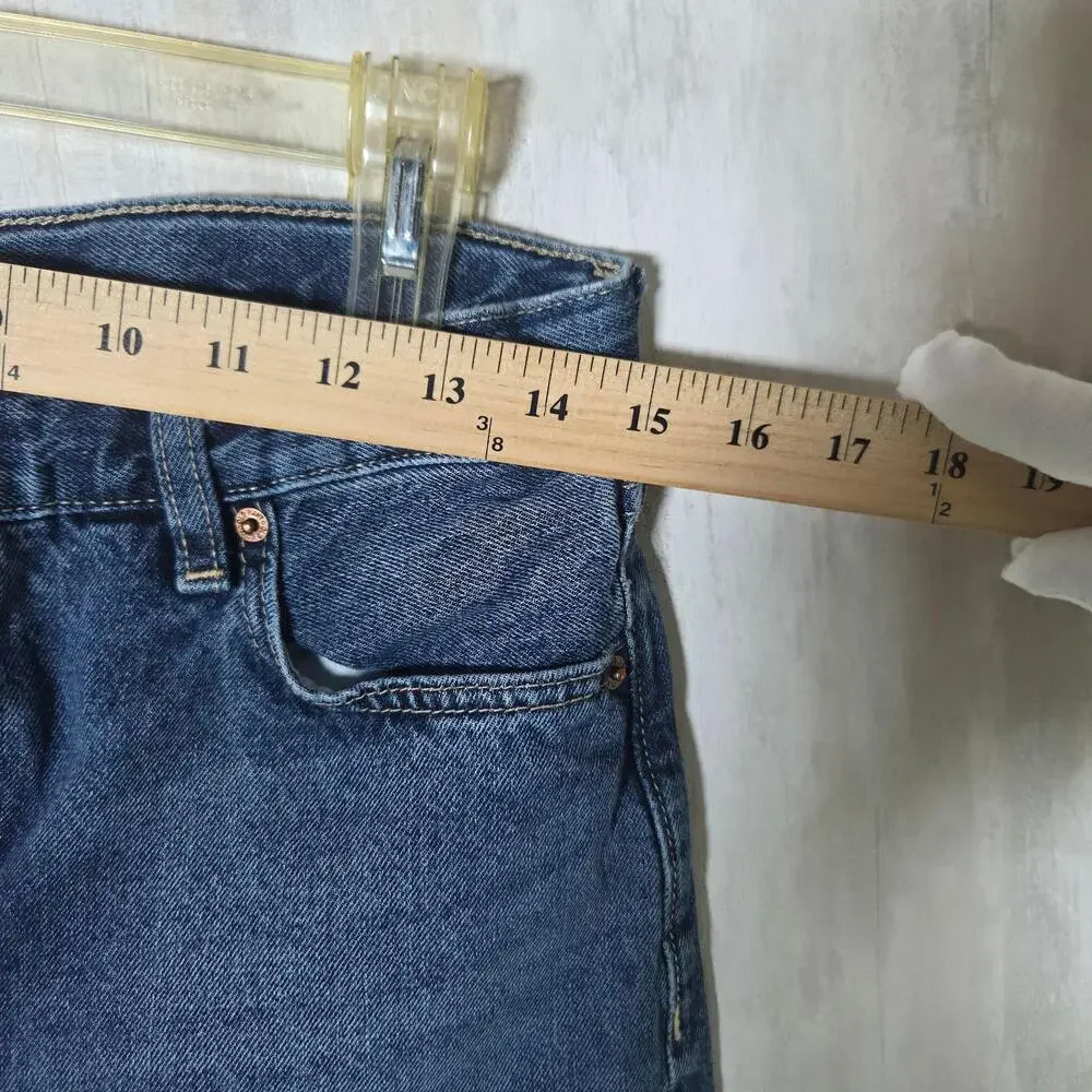 Old Navy Jeans Kids 18 Blue Baggy Barrel Leg Adjustable Waist Denim Relaxed